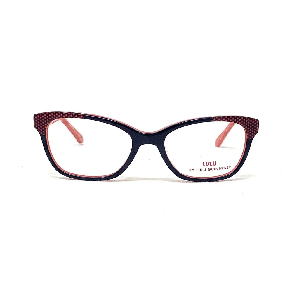 LULU GUINNESS Women's Petite Fit / Youth‎ Eyeglasses LK009 PUR Purple Red 48mm